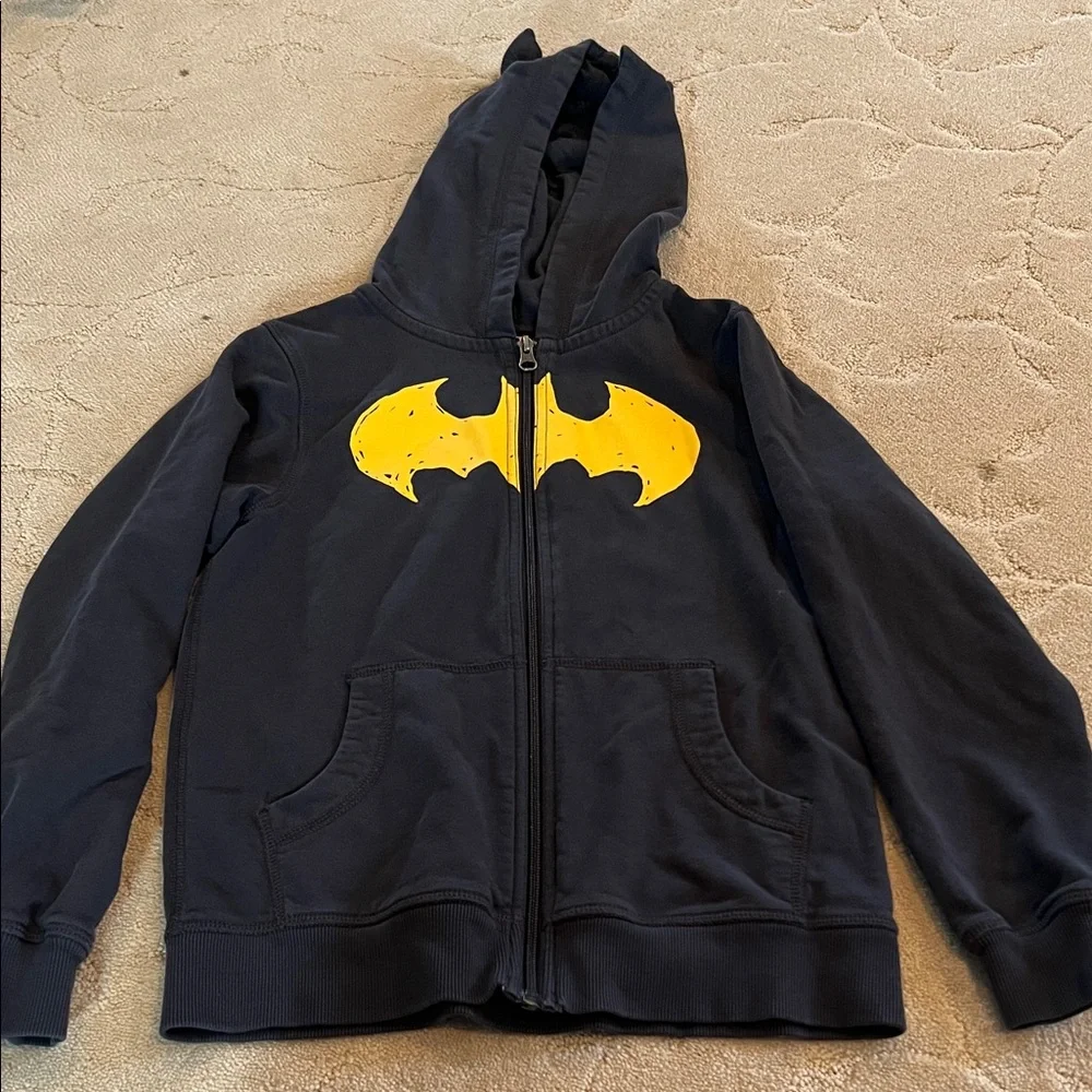 Hanna Andersson DC Comics Batman Hoodie Size 10